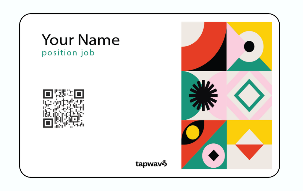 Modern Designed Pattern NFC Business Card