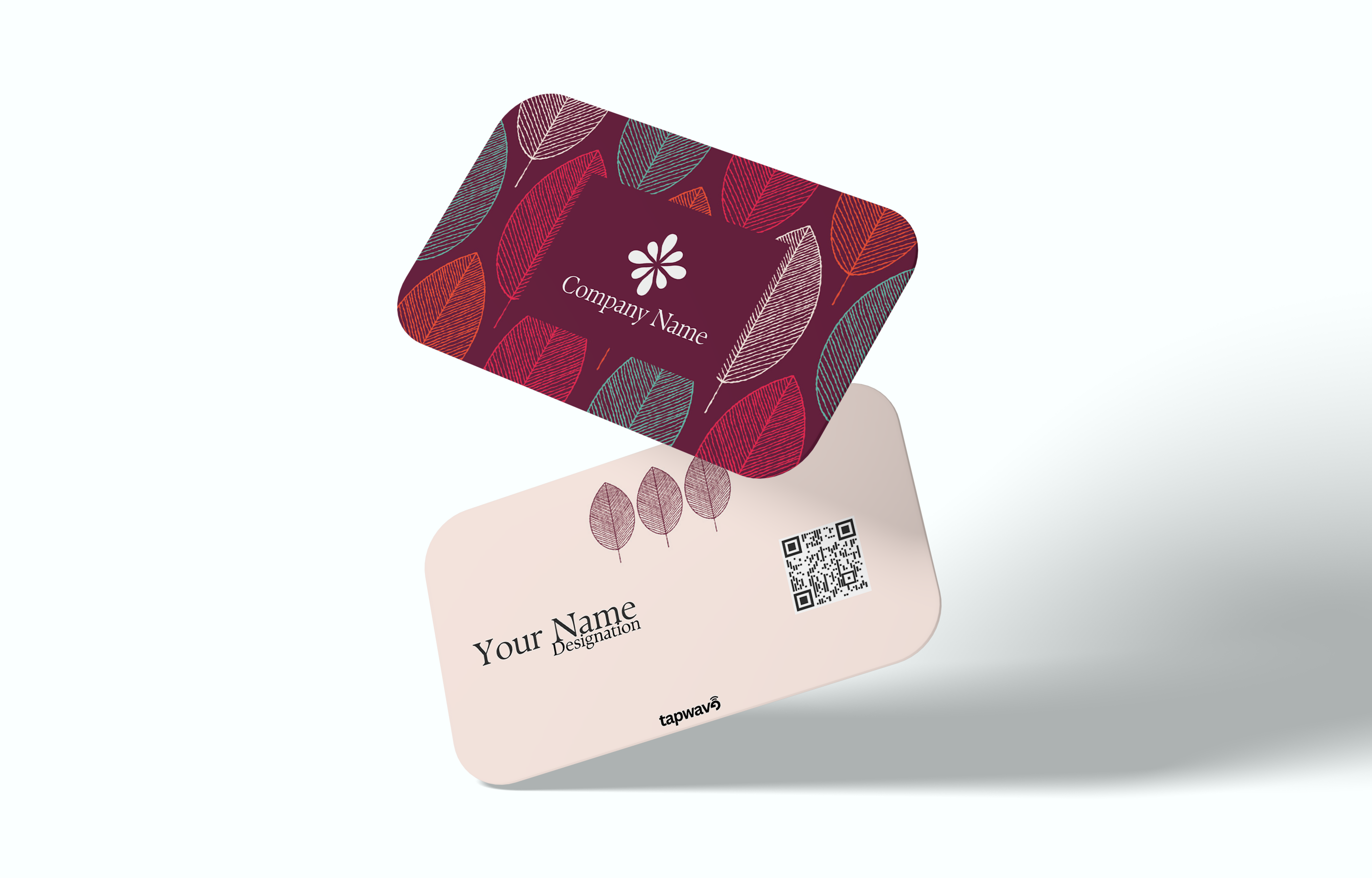 Designer Nfc Card Red