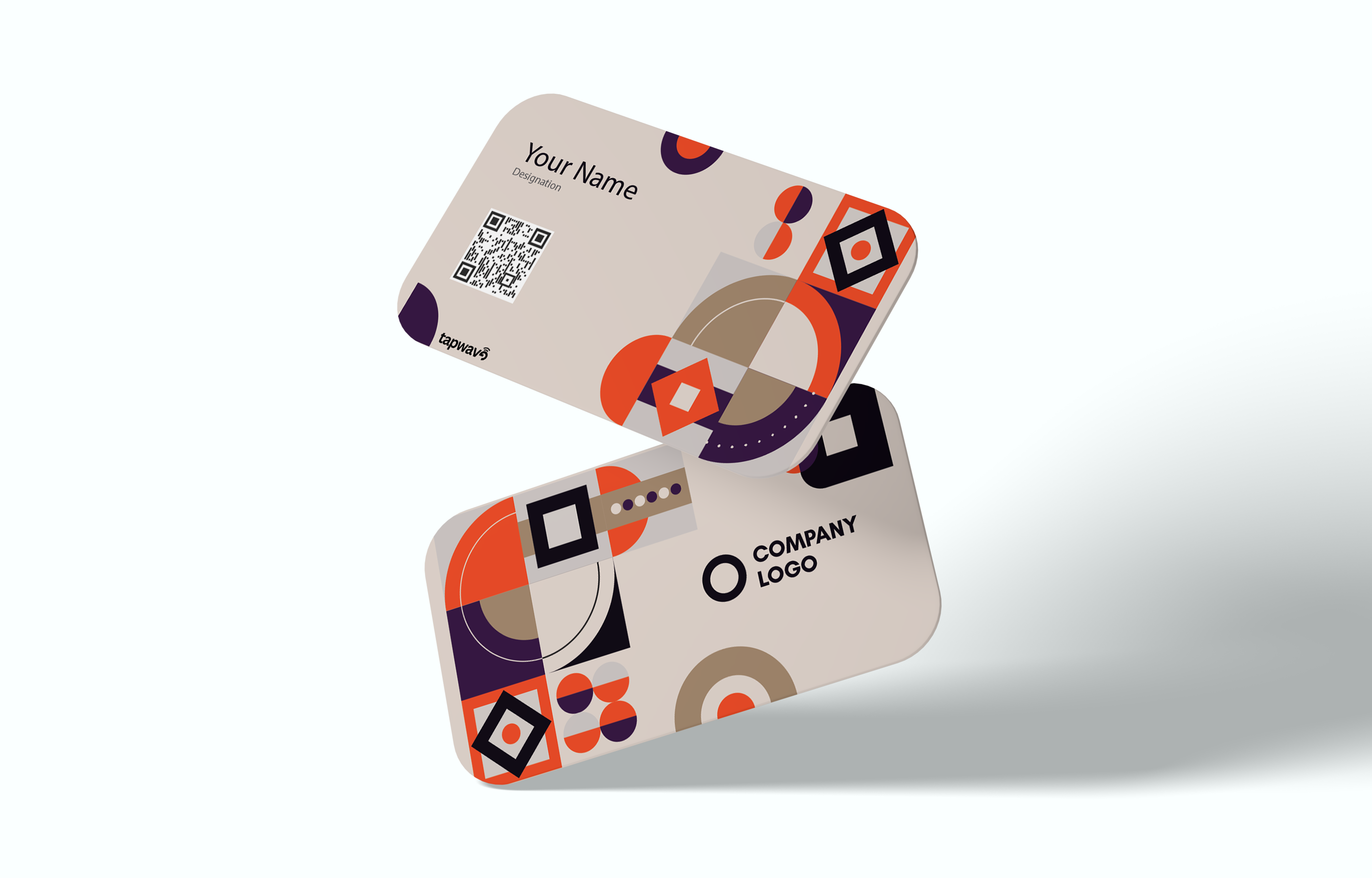 Modern  Designed Pattern NFC Business Card