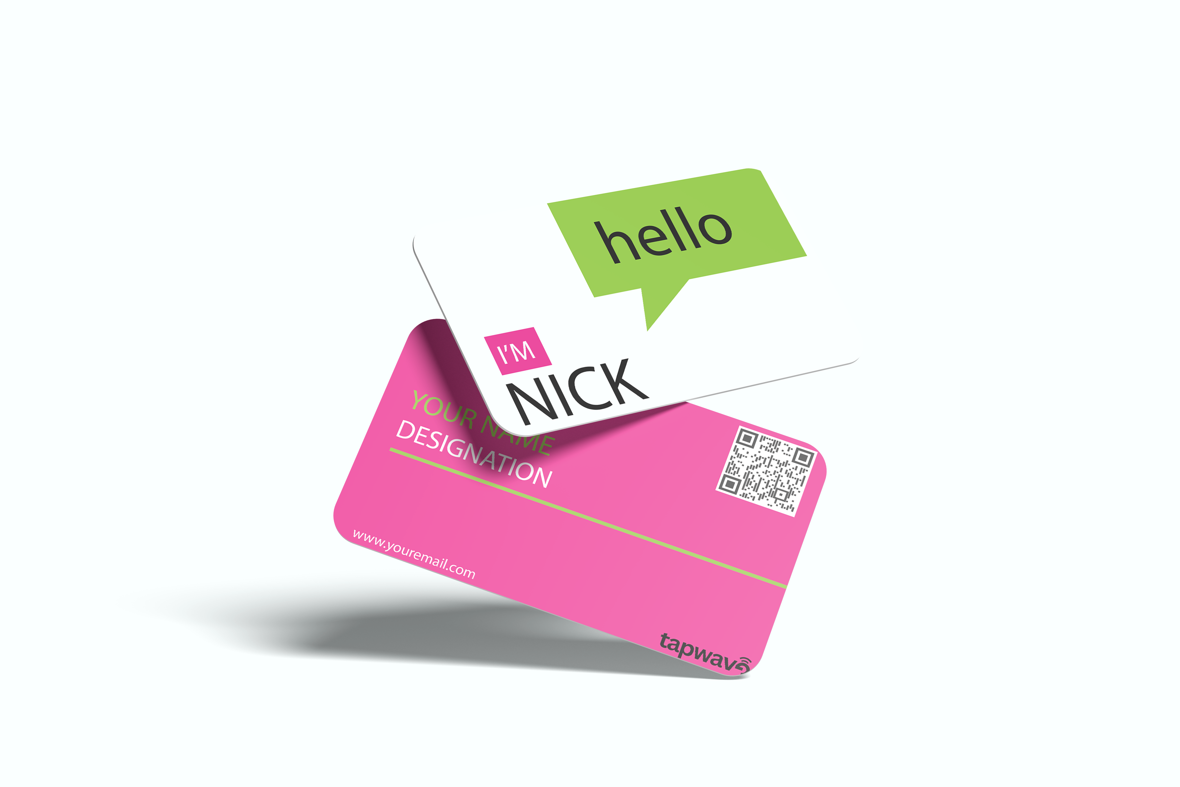 hi I am !!  Quote Tapwave  Nfc Business' Card
